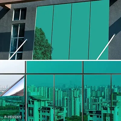 SIA VENDORS Window Film, Window Tint Sun Blocking and UV Protection, one-Way Privacy Mirror Reflective Film,Explosion-Proof Premium PET Material Tinting Film-thumb2