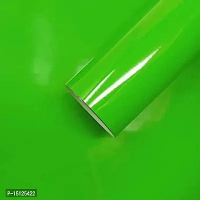 SIA VENDORS? High Vinyl Wrap Sticker Decal Car Internal Wraps Self Adhesive DIY Film, Waterproof Wrap Roll Without Bubble (24 X 78 Inch, Green)-thumb0