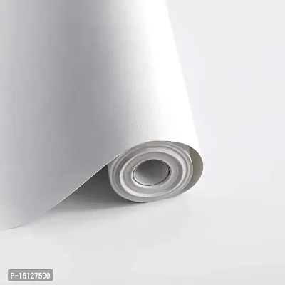 SIA VENDORS? High Vinyl Wrap Sticker Decal Car Internal Wraps Self Adhesive DIY Film, Waterproof Wrap Roll Without Bubble (24 X 78 Inch, Matte White)-thumb0