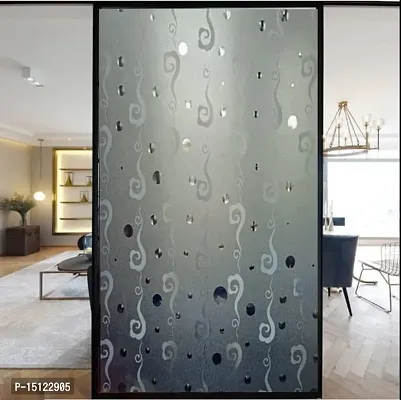 SIA VENDORS Privacy Frosted Window Film Vinyl Sticker Door Cover Bedroom Bathroom Office Trendy Window Films-thumb5