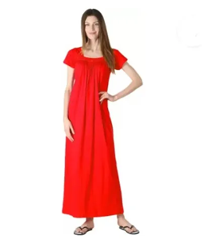 Best Selling Cotton Blend Nighty Women's Nightwear 