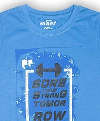 Kothari Kids Boys Tshirt Cotton Round Neck Printed in Chest Halfsleeve t-Shirts-thumb3
