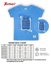 Kothari Kids Boys Tshirt Cotton Round Neck Printed in Chest Halfsleeve t-Shirts-thumb4