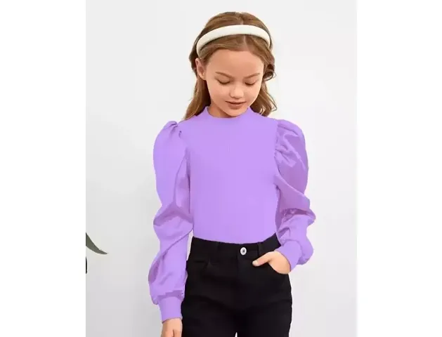 Stylish Solid Top For Girls