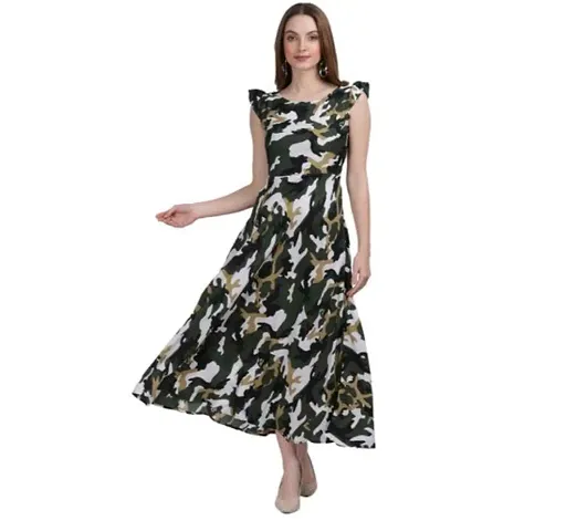 Stylish Rayon Dress For Women