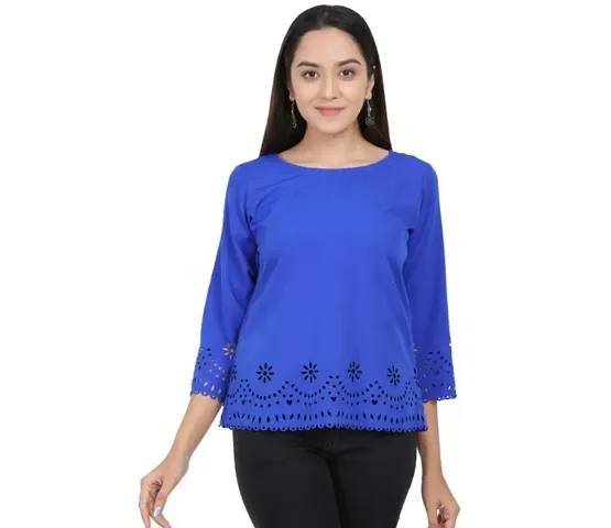 Fancy Crepe Top For Women