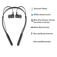 B11 Wireless Bluetooth Neckband Earbud Portable Headset Sports Running Sweatproof Compatible with All Android Smartphones Noise Cancellation. (Multi, color)-thumb3
