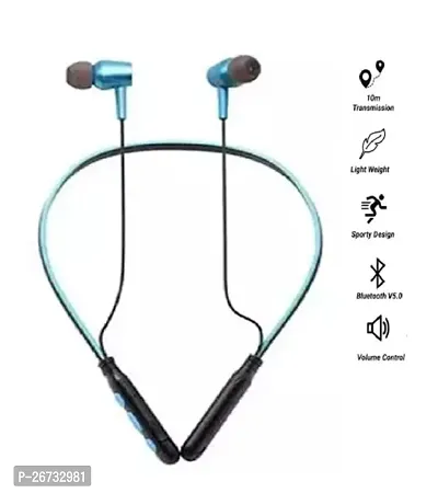 B11 Wireless Bluetooth Neckband Earbud Portable Headset Sports Running Sweatproof Compatible with All Android Smartphones Noise Cancellation.( Multi, colors)-thumb0