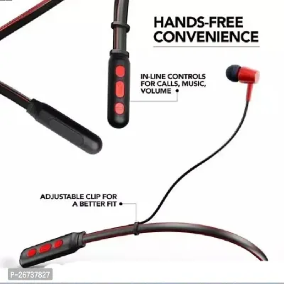 B11 Wireless Bluetooth Neckband Earbud Portable Headset Sports Running Sweatproof Compatible with All Android Smartphones Noise Cancellation.( Multi, colors)-thumb4