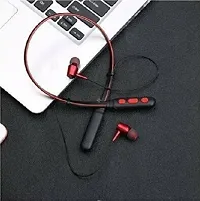 B11 Wireless Bluetooth Neckband Earbud Portable Headset Sports Running Sweatproof Compatible with All Android Smartphones Noise Cancellation.( Multi, colors)-thumb1