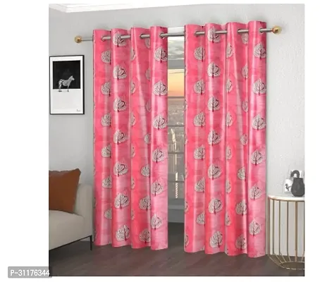 Polyester Curtains Long Light Filtering room darkening curtain for Home Set of 2 size 4x10-thumb0