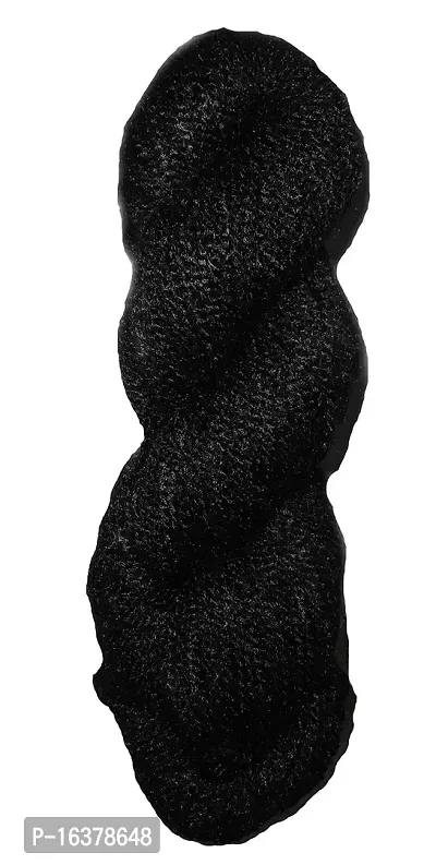 Hand Knitting Oswal Wool | Black | Acrylic Knitting Yarn | Crochet Hook Yarn | Art  Craft Wool Ball (Weight in gm) (300gm)