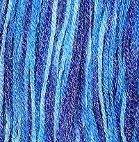 Yarn Oswal Wool | Blue Multi-Color | Acrylic Hand Knitting Soft Crochet Hook Yarn | Art  Craft Wool Ball (Weight in gm)-thumb1