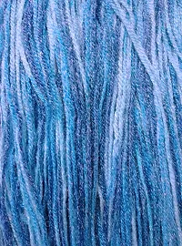 Hand Knitting Oswal Wool | Blue Multi-Colour | Acrylic Knitting Yarn | Crochet Hook Yarn | Art  Craft Wool Ball (Weight in gm)-thumb1