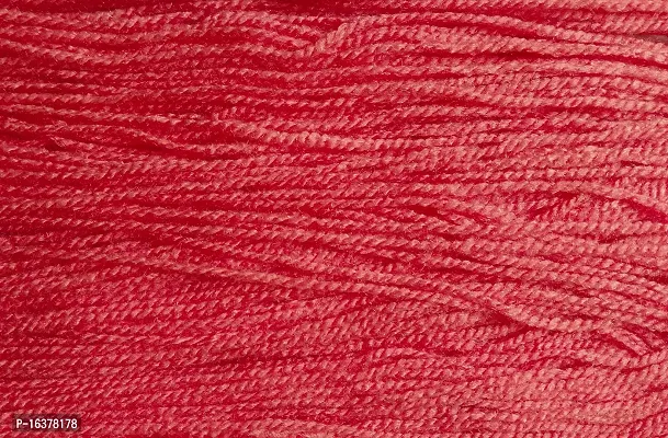 Hand Knitting Oswal Wool |Pink | 2ply | Acrylic Knitting Yarn | Crochet Hook Yarn | Koroshiya | Art  Craft Wool Ball (Weight in gm) (300)-thumb2