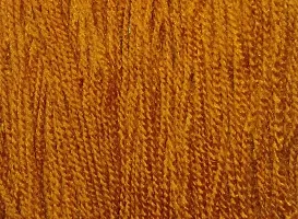 Hand Knitting Oswal Wool | Golden Brown | Acrylic Knitting Yarn | Crochet Hook Yarn | Art  Craft Wool Ball (Weight in gm) (300 gm)-thumb1