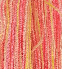 Hand Knitting | Oswal Wool | Pink - Multicolour | Acrylic Knitting Yarn | Crochet Hook Yarn | Art  Craft Wool Ball (Weight in gm) (300 gm)-thumb1