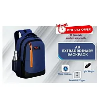 MUMBAI TOURISTERLarge 33 L Laptop Backpack 33L Water Resistant Bag/Backpack for Laptop/MacBook up to 15.6 inches for Office/Travel/College for Men and Women with 2 compartments (Navy Blue)-thumb4