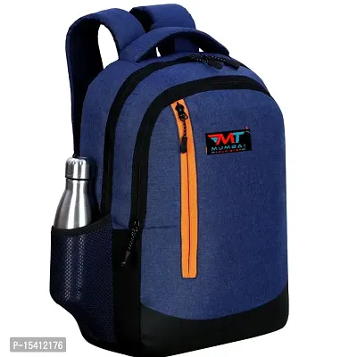 MUMBAI TOURISTERLarge 33 L Laptop Backpack 33L Water Resistant Bag/Backpack for Laptop/MacBook up to 15.6 inches for Office/Travel/College for Men and Women with 2 compartments (Navy Blue)-thumb2