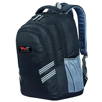 MUMBAI TOURISTER Large 33 L Laptop Backpack 33L Water Resistant Bag/Backpack for Laptop/MacBook up to 15.6 inches for Office/Travel/College for Men and Women with 2 compartments (Navy Blue) (Grey)-thumb1
