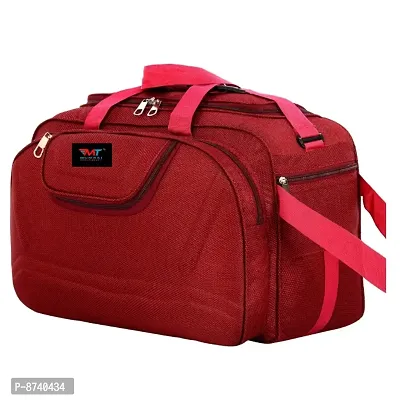 Mumbai Tourister  52 L Strolley Duffel Bag - Roller Wheels Lightweight 53L Travel Duffel Bags With Wheels - Multicolor, Red - Regular Capacity-thumb2
