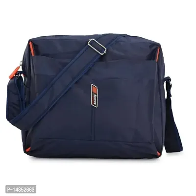 Blue Men  Women Sling Bag