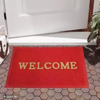 Stylish Polyester Red Door Mats For Home-thumb0