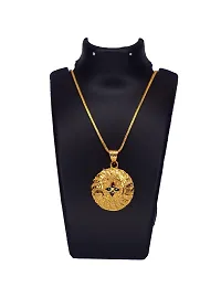 Anshenterpris Mangalsutra for Women girls latest design Gold-plated Crystal Brass Pendant With chain 24inch Anniversary Gift For Wife, Simple Pendant Mangalsutra For Women-thumb1