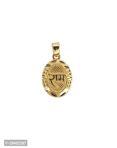 Anshenterpris Gold Ram ji Chain with Pendant Locket Brass Pearl Brass Pendant