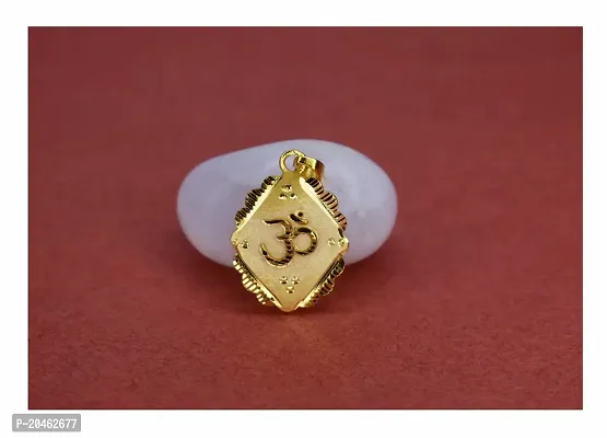 Anshenterpris Gold Om Patten Chain with Pendant Locket Brass Pearl Brass Pendant Gold-plated Crystal Brass Pendant-thumb2