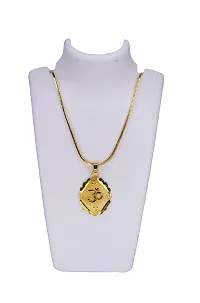 Anshenterpris Gold Om Patten Chain with Pendant Locket Brass Pearl Brass Pendant Gold-plated Crystal Brass Pendant-thumb2