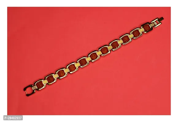 Anshenterpris Precious Metal Base Metal Rudraksha Bracelet For Men  Boys-thumb3