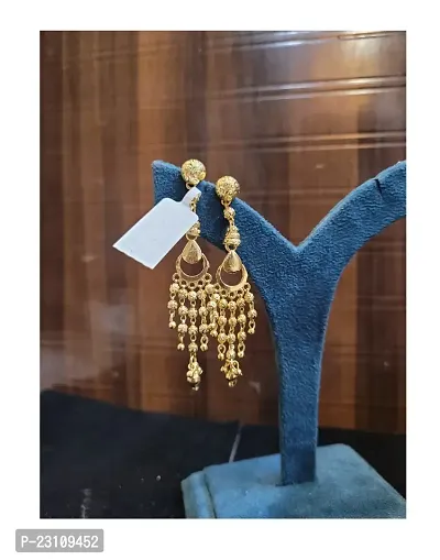 Designer gold plated Sui Dhaga Earings For Daily Use