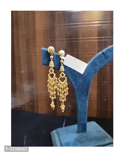 Designer gold plated Sui Dhaga Earings For Daily Use-thumb0