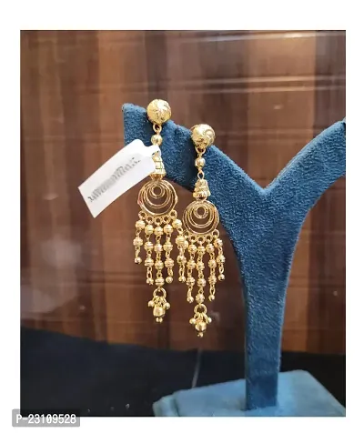 Designer gold plated Sui Dhaga Earings For Daily Use
