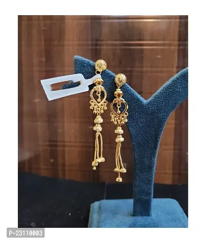 Designer gold plated Sui Dhaga Earings For Daily Use