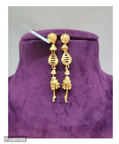 Trendy Shiny Gold plated earring for girls and Women jewellery