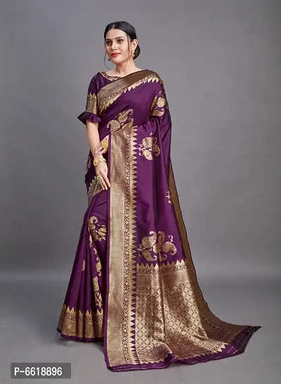 Trendy Art Silk with Jacquard Work Saree for Women-thumb0