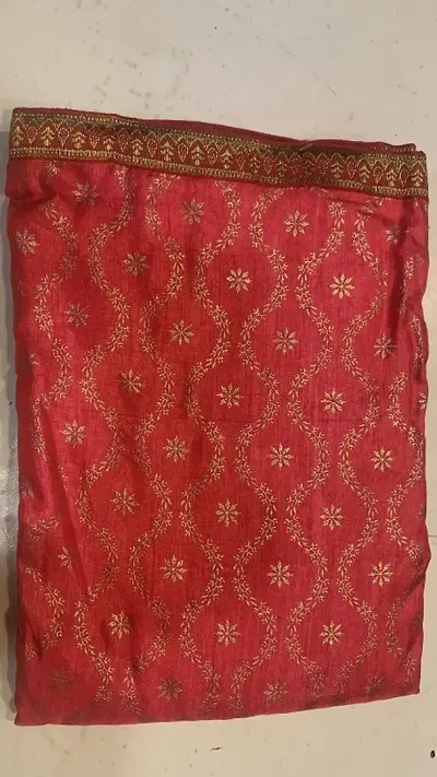 New In Silk Blend Saree with Blouse piece 