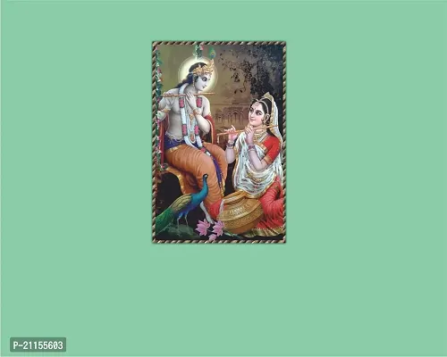 Jump up Lord Krishna with Radha, WALL POSTER-thumb3