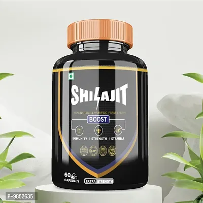 Divyashree Shilajit Capsule for Stamina and Strength | Sexual Wellness  Immunity | Vigor  Vitality For Men  Women | Shilajit / Shilajeet Capsule for Good Health - 60 Capsules Jeevan Care Ayurveda-thumb5