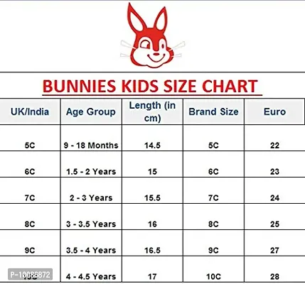 BUNNIES Pink Baby Girls Soft Light Weight Indian Casual Shoe (1 Years to 5 Years)-thumb2