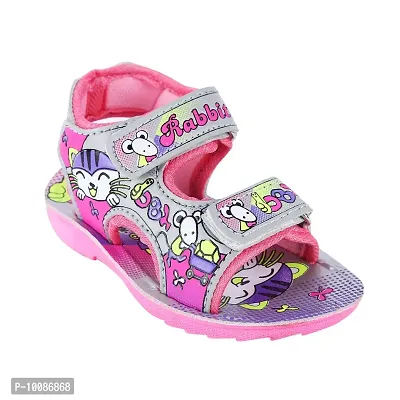 BUNNIES Baby BoyGirl Colourful Stylish Casual Sandal(1-5 Year) Pink-thumb0