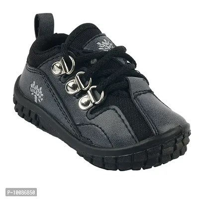 BUNNIES Sports Running Shoe for Kids (1 to 5 Years) Kids Shoe Black-thumb0