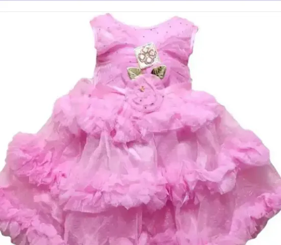 Girls Beautiful Net Frock