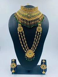 Stylish Green Alloy Peridot Jewellery Set For Women-thumb3