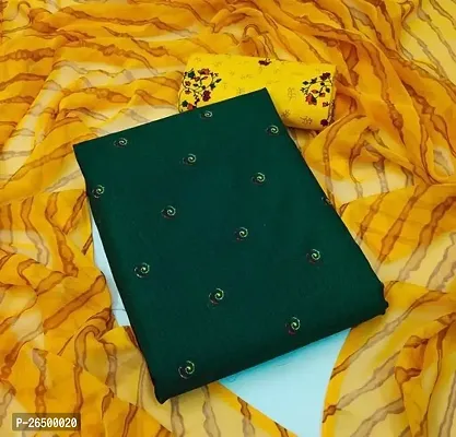 New Patiyala Floral Printed Synthetic Suits-thumb0