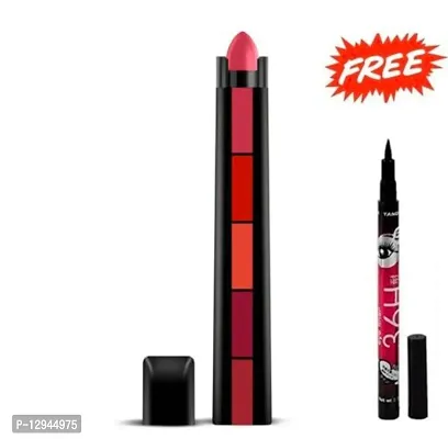 5 in 1 lipstick red edition with 36h sketch eyeliner