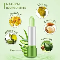 Moisture Aloe Vera Natural Temperature Changed Colour Long-Lasting Nourish Protect Lips Care Lip Balm Lipstick Set of 4-thumb1