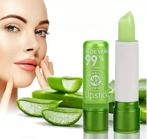 Wiffy Beauty Moisture Aloe Vera Natural Changing Color Lips Care Lip Balm Lipstick